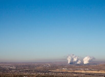 Image of a power plant plume