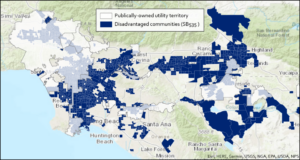 Image showing utility territories