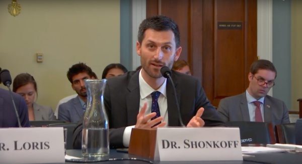 Seth Shonkoff testifying in front of House Subcommittee